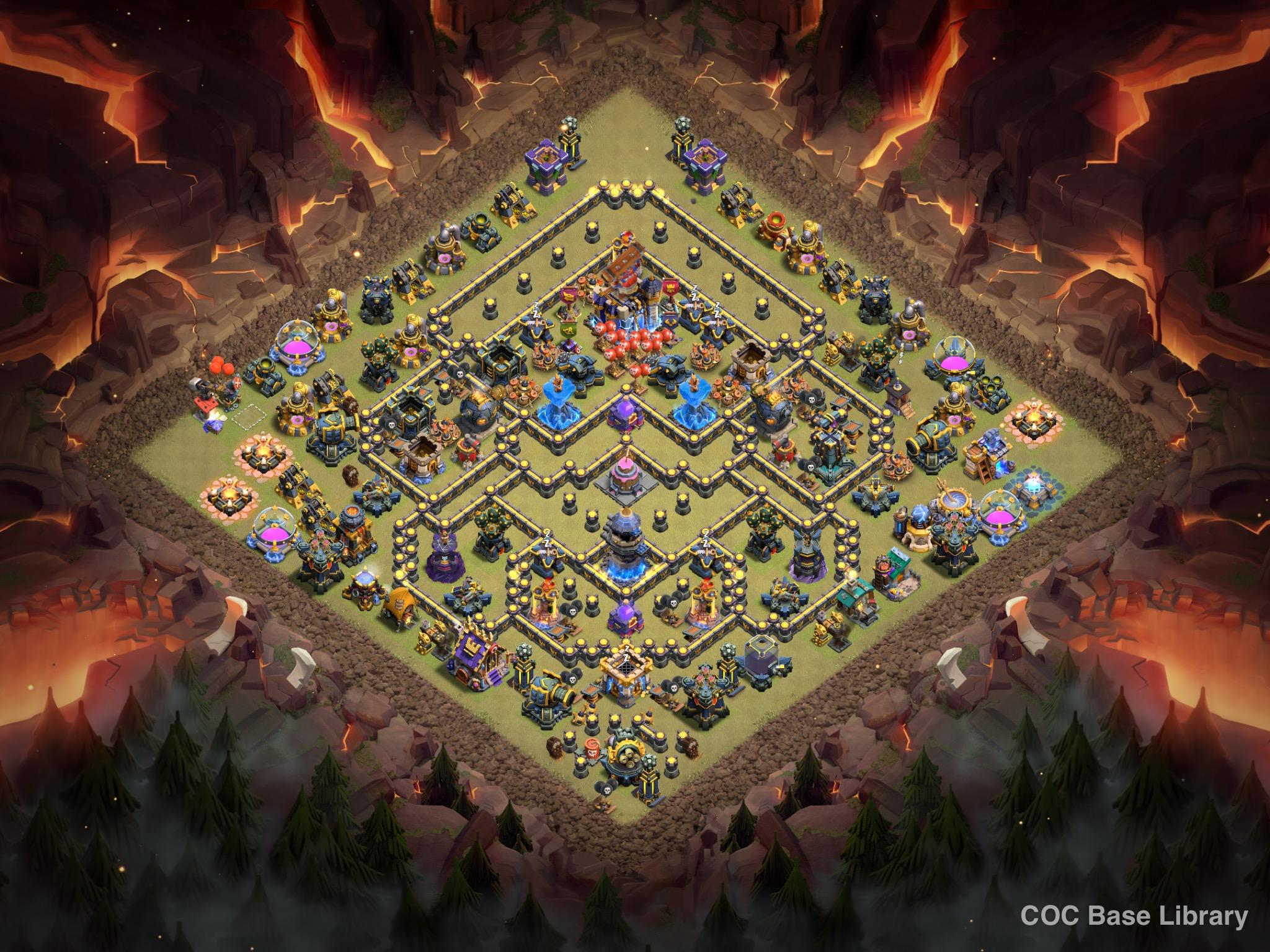 TH18 War base layout: TH 18 Base War 
